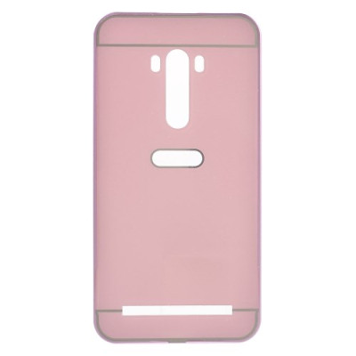 Други Бъмпъри за телефони Луксозен алуминиев бъмпър с твърд гръб за Asus Zenfone Selfie ZD551KL 5.5 розов